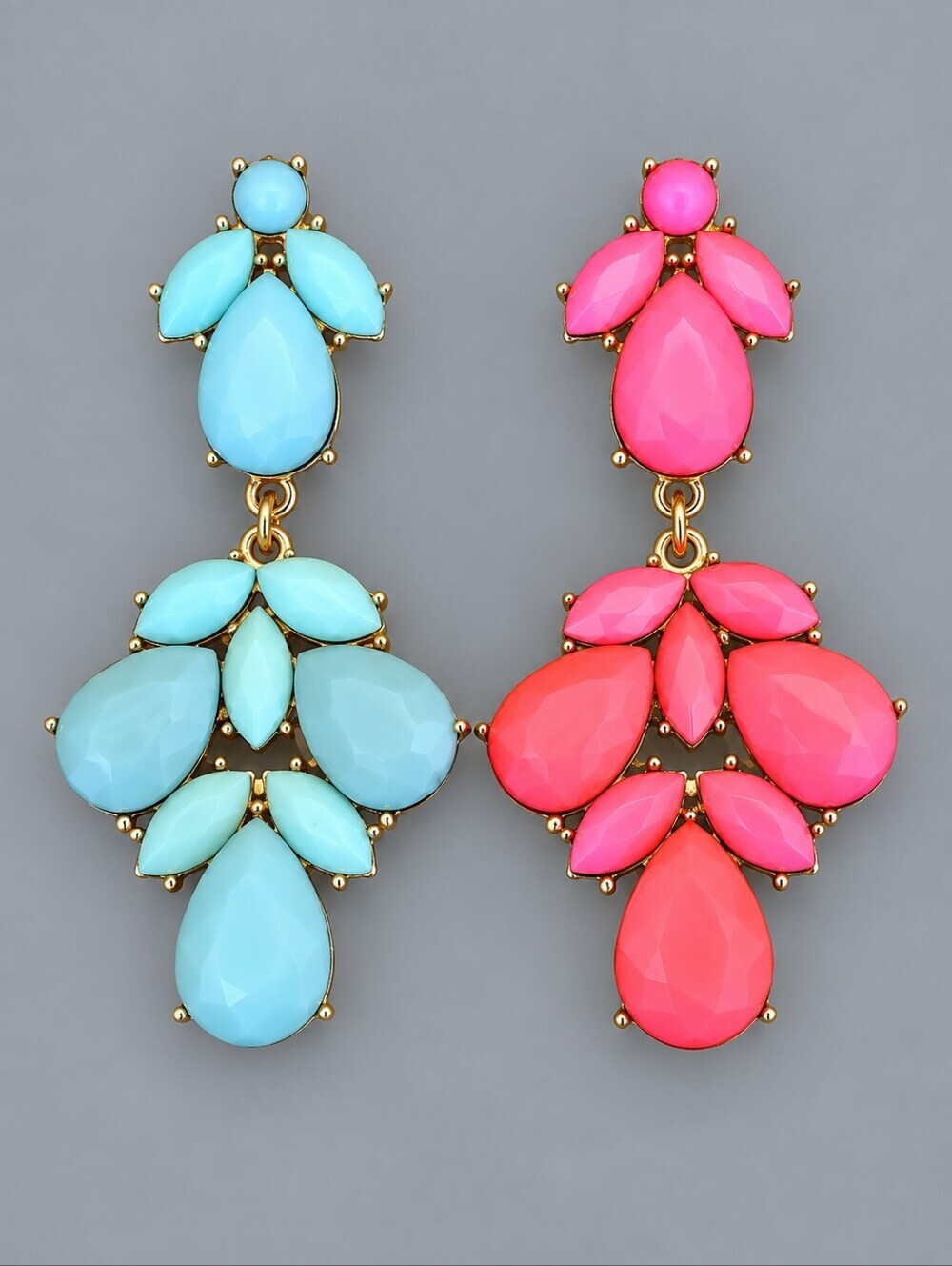 3/$30 Mismatched Barbie Chandalier Dangle Post Earrings